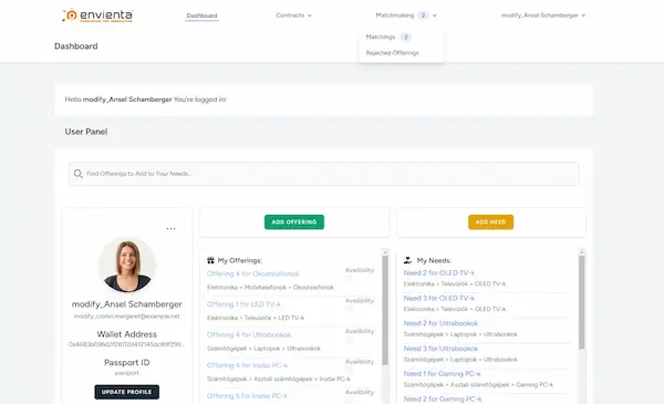 Laravel Alapú Matchmaking Platform